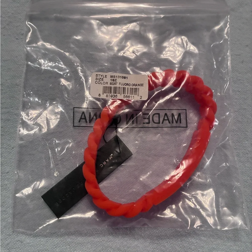 Marc by Marc Jacobs Braided Bracelet in color fluoro orange - Picture 7 of 8
